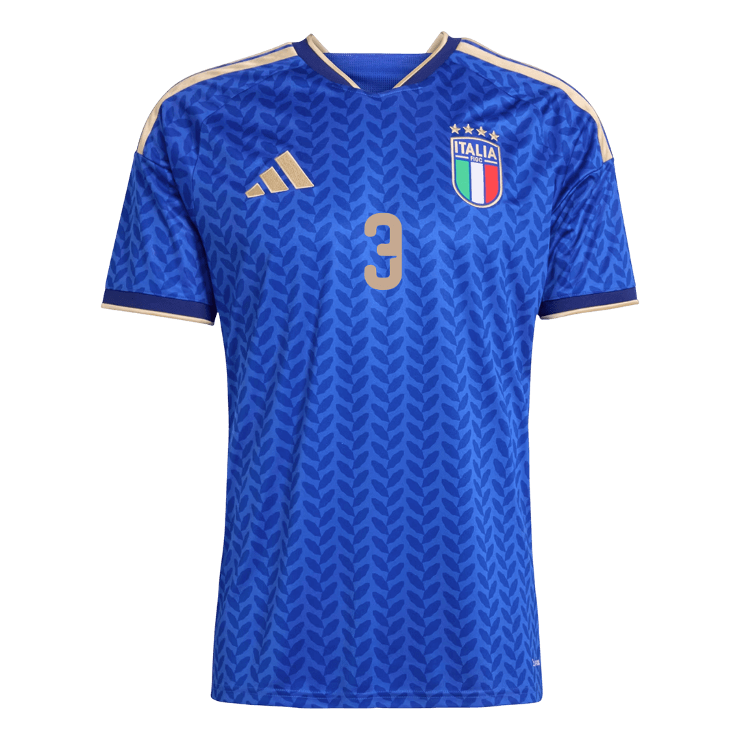 Tricouri Fotbal Italia DIMARCO #3 Acasă Cupa Mondială 2026 - Premium
