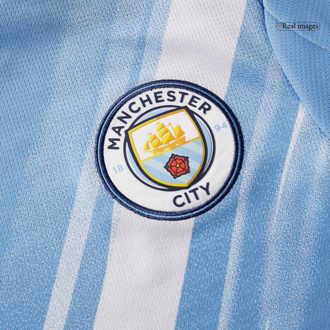 Tricouri Fotbal Manchester City HAALAND #9 Acasă 2025/26 - Premium (mărime mare)