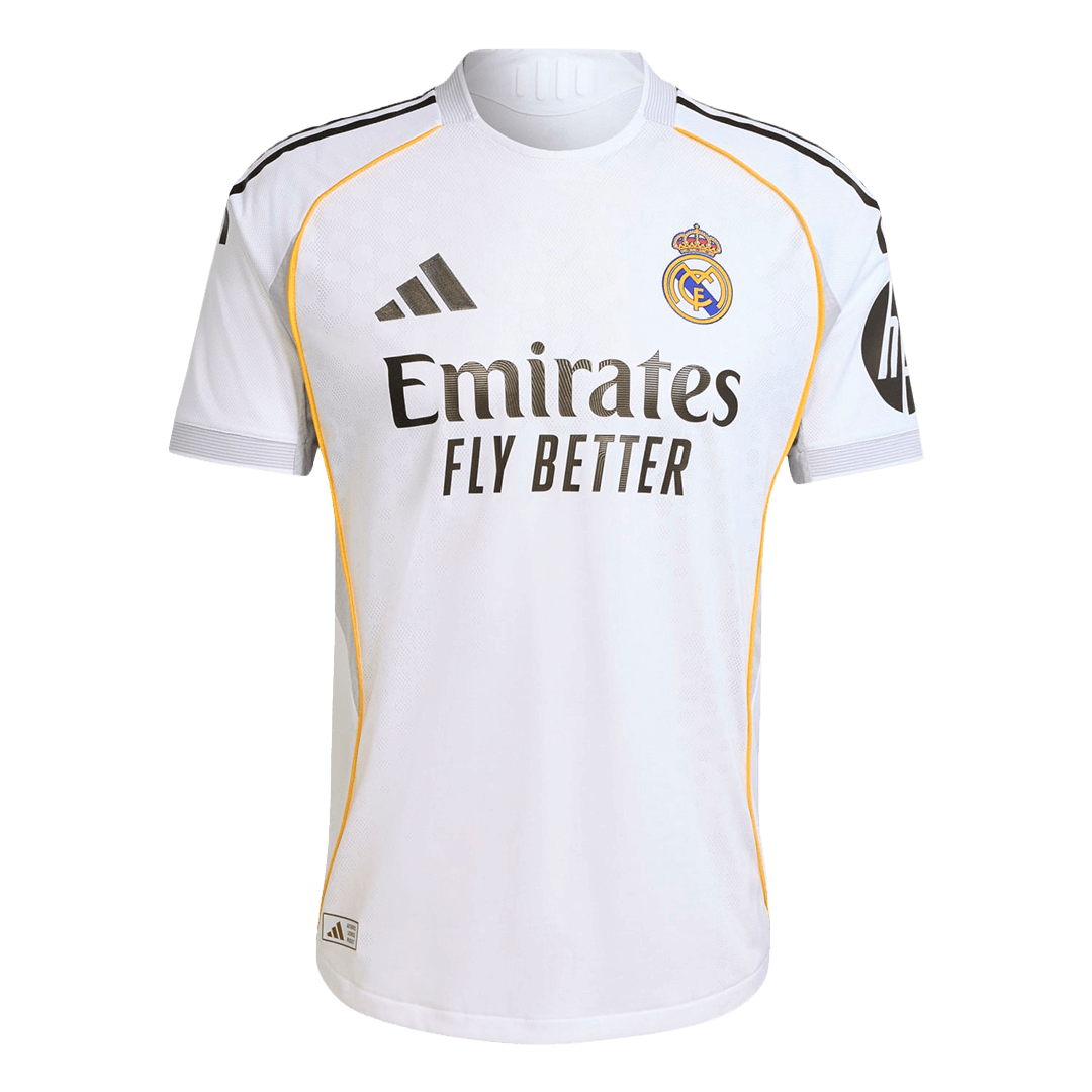Tricouri Fotbal Real Madrid MBAPPÉ #9 Acasă 2025/26 Authentic - Premium