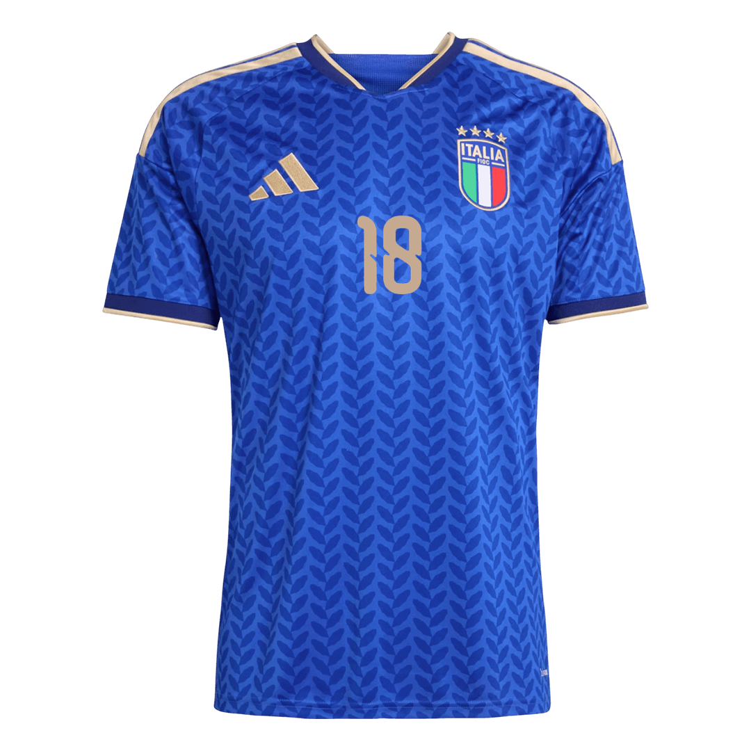 Tricouri Fotbal Italia BARELLA #18 Acasă Cupa Mondială 2026 - Premium