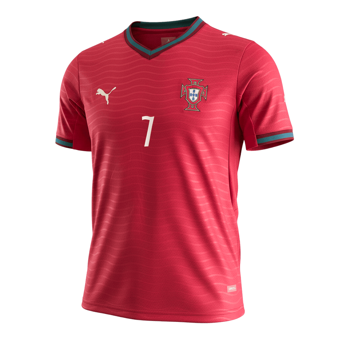 Tricouri Fotbal Portugalia RONALDO #7 Acasă Cupa Mondială 2026