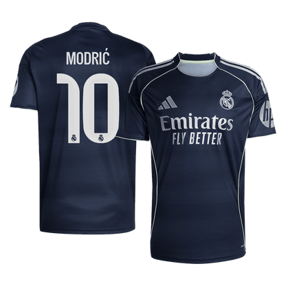 Tricouri Fotbal Real Madrid MODRIĆ #10 Deplasare 2025/26 (mărime mare) - Premium