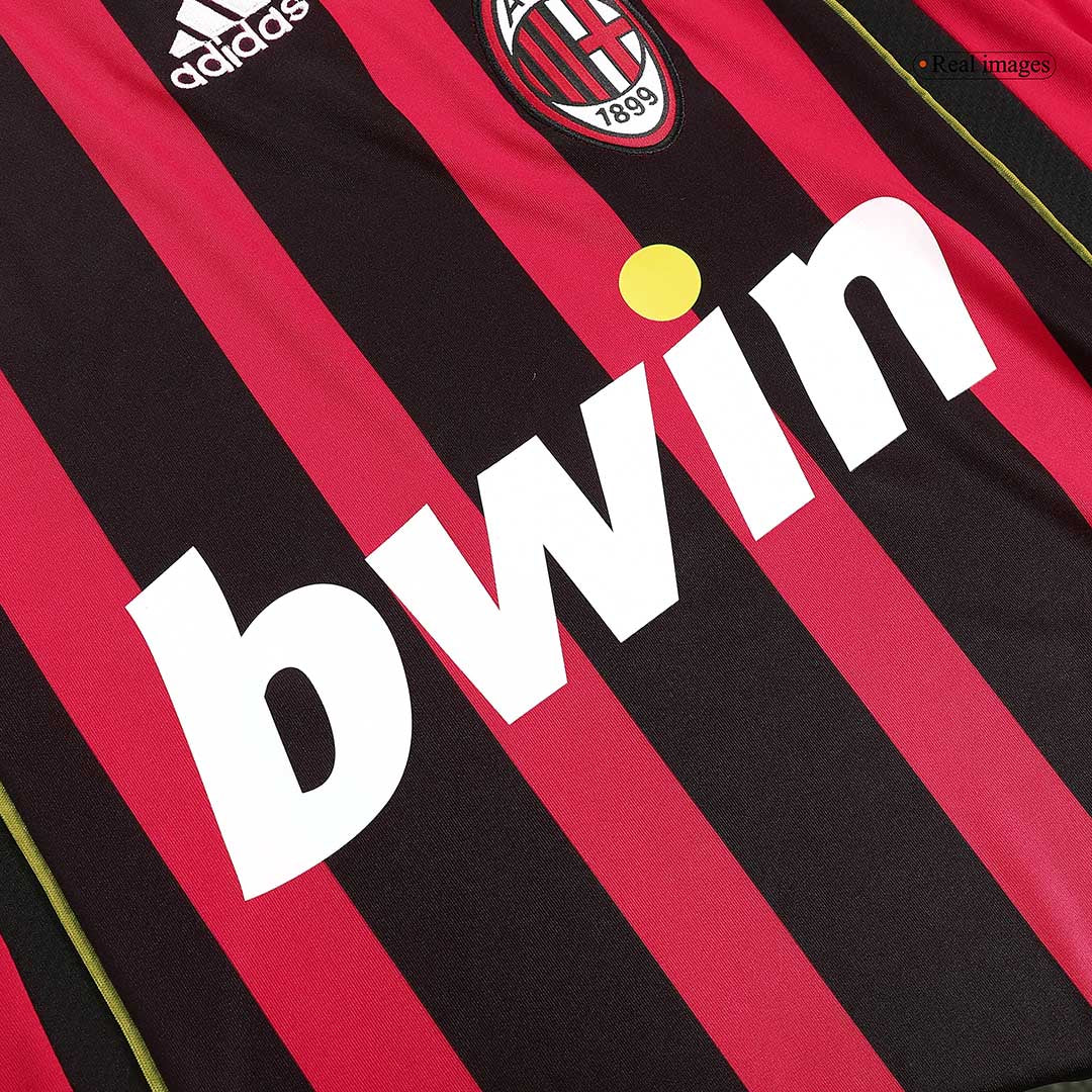 Tricouri Fotbal Vintage AC Milan RONALDO #99 Acasă 2006/07