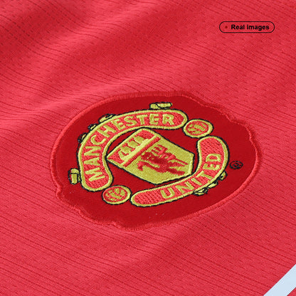 Tricouri Fotbal Vintage Manchester United RONALDO #7 Acasă 2007/08