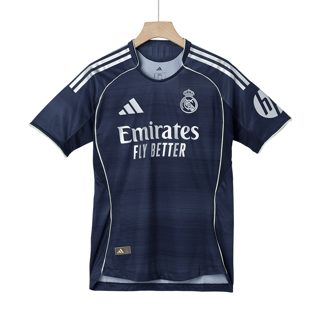 Tricouri Fotbal Real Madrid VINI JR. #7 Deplasare 2025/26 Authentic - Premium