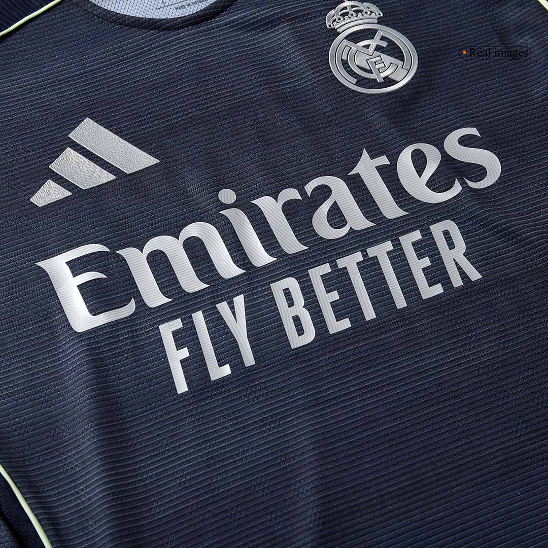 Tricouri Fotbal Real Madrid MBAPPÉ #9 Deplasare 2025/26 Authentic - Premium