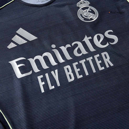 Tricouri Fotbal Real Madrid BELLINGHAM #5 Deplasare 2025/26 Authentic - Premium