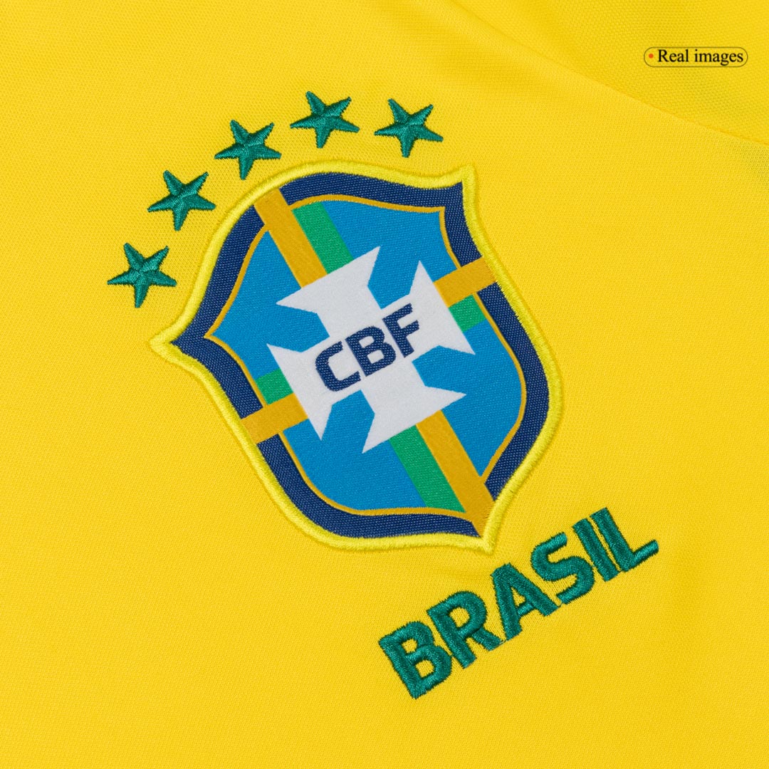 Tricouri Fotbal Brazilia ENDRICK #19 Acasă Cupa Mondială 2026 - Premium