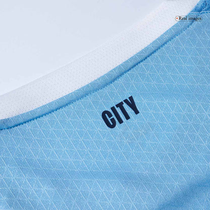 Tricouri Fotbal Manchester City DE BRUYNE #17 Acasă 2025/26 Authentic