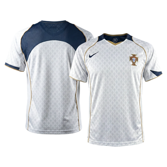 Tricouri Fotbal Vintage Portugalia Deplasare 2004