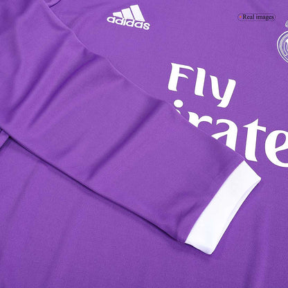 Tricouri Fotbal Vintage Real Madrid SERGIO RAMOS #4 Deplasare 2016/17 Mânecă Lungă