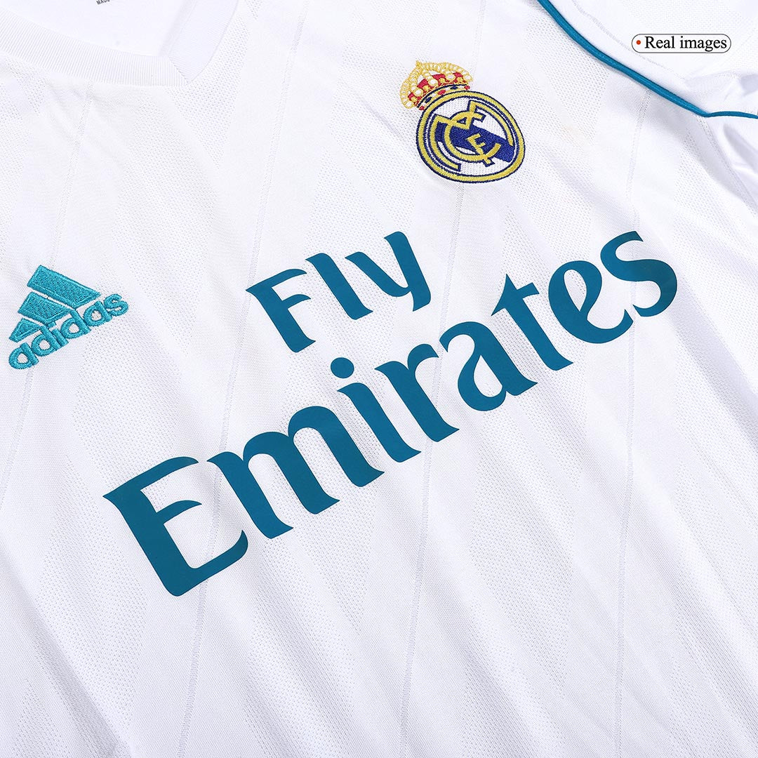 Tricouri Fotbal Vintage Real Madrid RONALDO #7 Acasă 2017/18