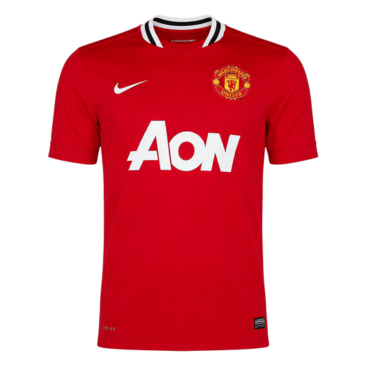 Tricouri Fotbal Vintage Manchester United Acasă 2011/12
