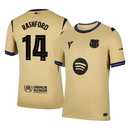 Tricouri Fotbal Barcelona RASHFORD #14 Deplasare 2025/26 - UCL (mărime mare)
