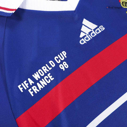 Tricouri Fotbal Vintage Franța HENRY #12 Acasă 1998