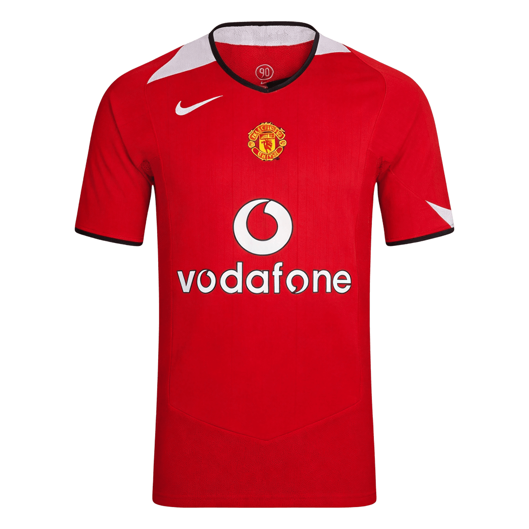 Tricouri Fotbal Vintage Manchester United Acasă 2004/06