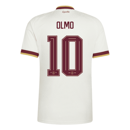 Tricouri Fotbal Spania OLMO #10 Deplasare Cupa Mondială 2026 - Champion Edition