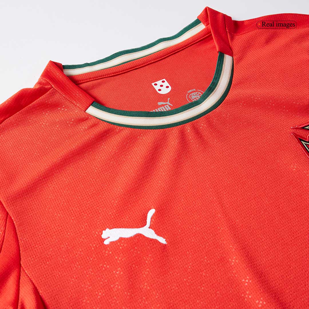 Tricouri Fotbal Portugalia RONALDO #7 Acasă 2025 Mânecă Lungă (mărime mare)