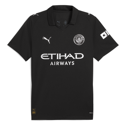 Tricouri Fotbal Manchester City HAALAND #9 Deplasare 2025/26