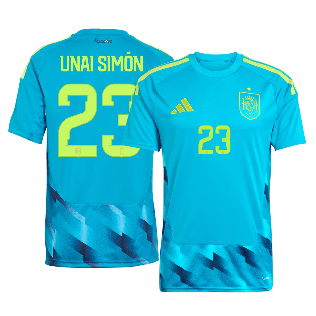 Tricouri Fotbal Spania UNAI SIMÓN #23 Cupa Mondială 2026