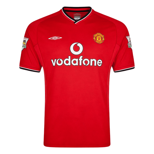 Tricouri Fotbal Vintage Manchester United Acasă 2000/02