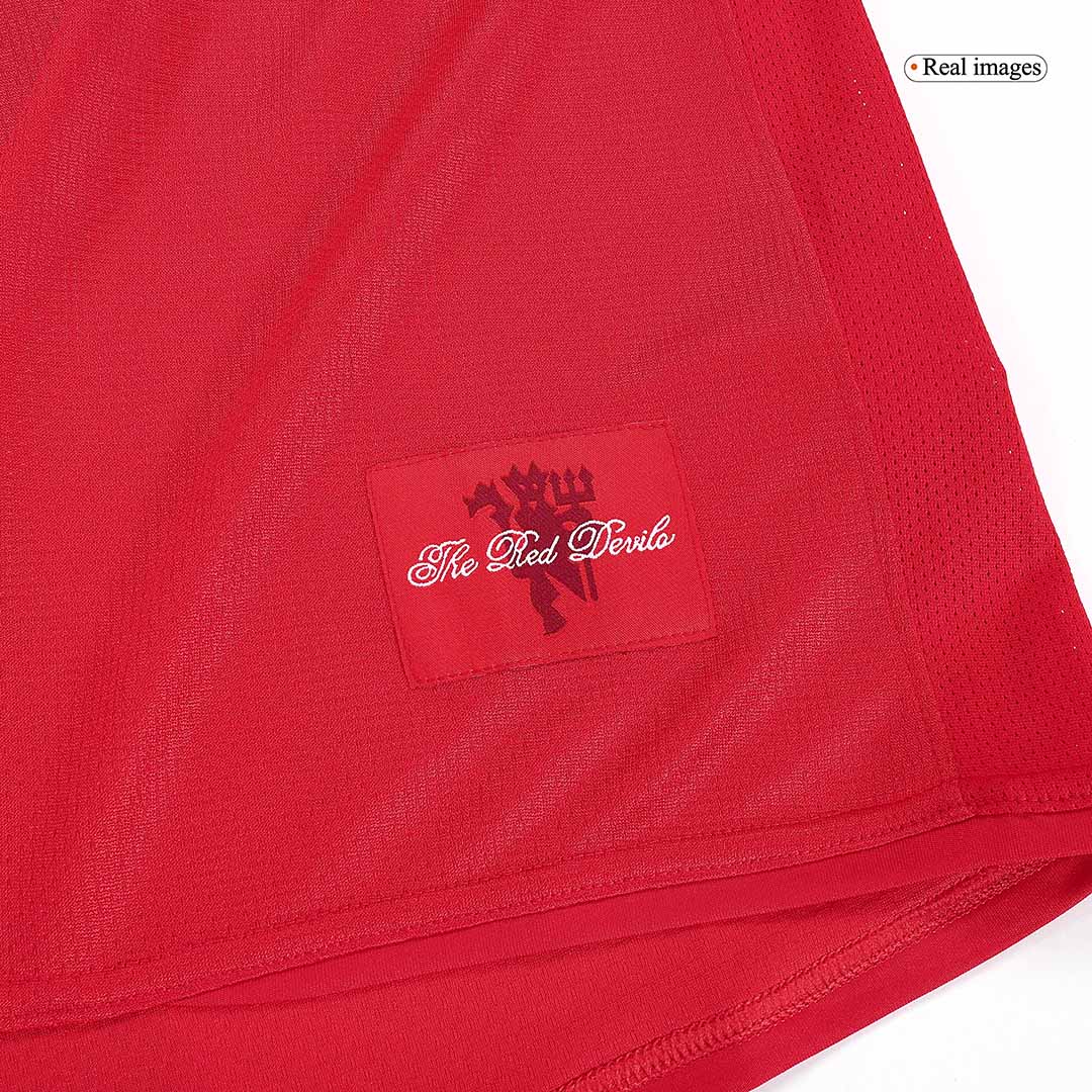 Tricouri Fotbal Vintage Manchester United RONALDO #7 Acasă 2007/08 - UCL Final