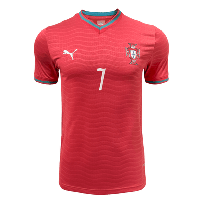 Tricouri Fotbal Portugalia RONALDO #7 Acasă Cupa Mondială 2026 Authentic