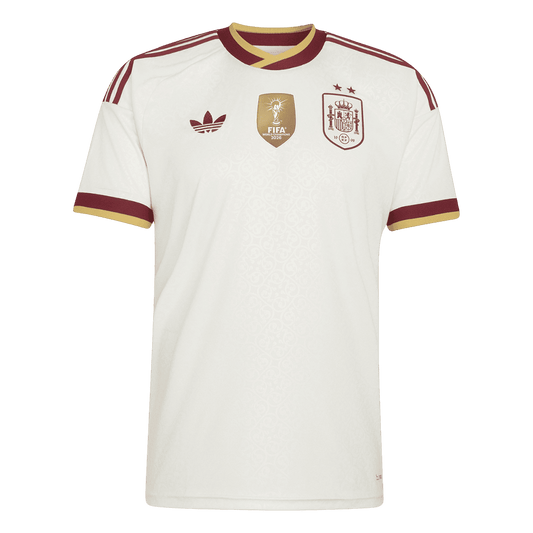 Tricouri Fotbal Spania Deplasare Cupa Mondială 2026 - Champion Edition