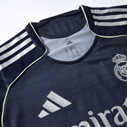 Tricouri Fotbal Real Madrid BELLINGHAM #5 Deplasare 2025/26 Authentic - Premium