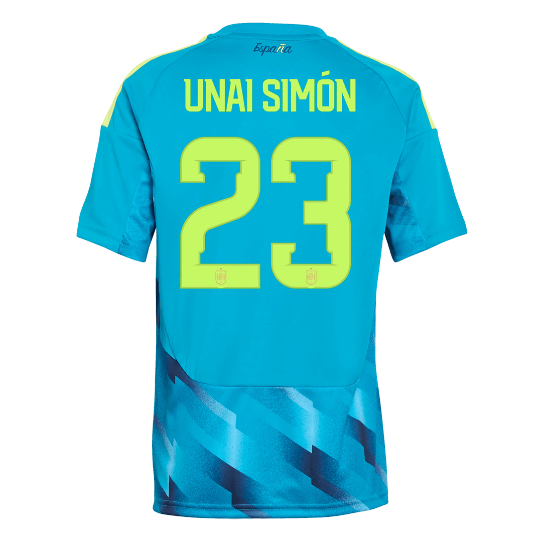 Tricouri Fotbal Spania UNAI SIMÓN #23 Cupa Mondială 2026