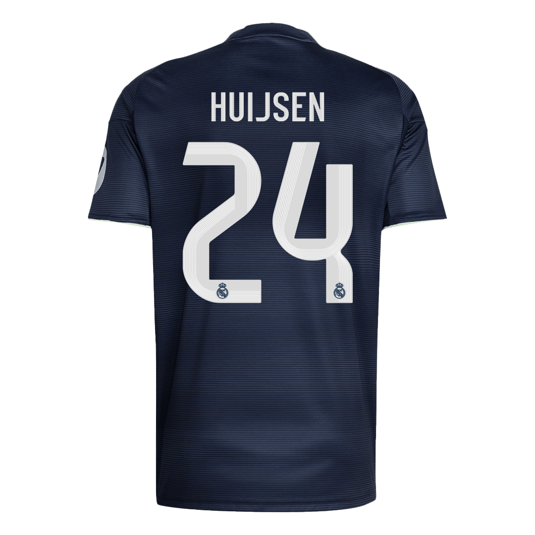 Tricouri Fotbal Real Madrid HUIJSEN #24 Deplasare 2025/26 (mărime mare) - Premium