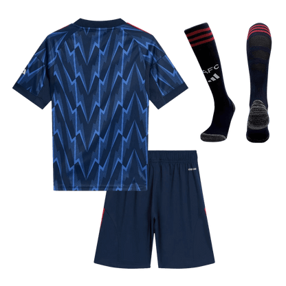 Set Tricouri Fotbal Arsenal Deplasare 2025/26 Pentru Copii