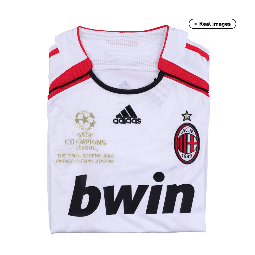 Tricouri Fotbal Vintage AC Milan KAKA' #22 Deplasare 2006/07 - UCL