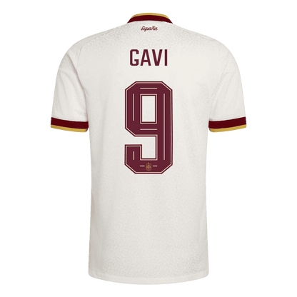 Tricouri Fotbal Spania GAVI #9 Deplasare Cupa Mondială 2026 Authentic - Champion Edition
