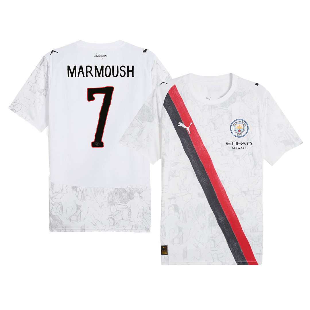 Tricouri Fotbal Manchester City KidSuper MARMOUSH #7 2025/26 - Club World Cup