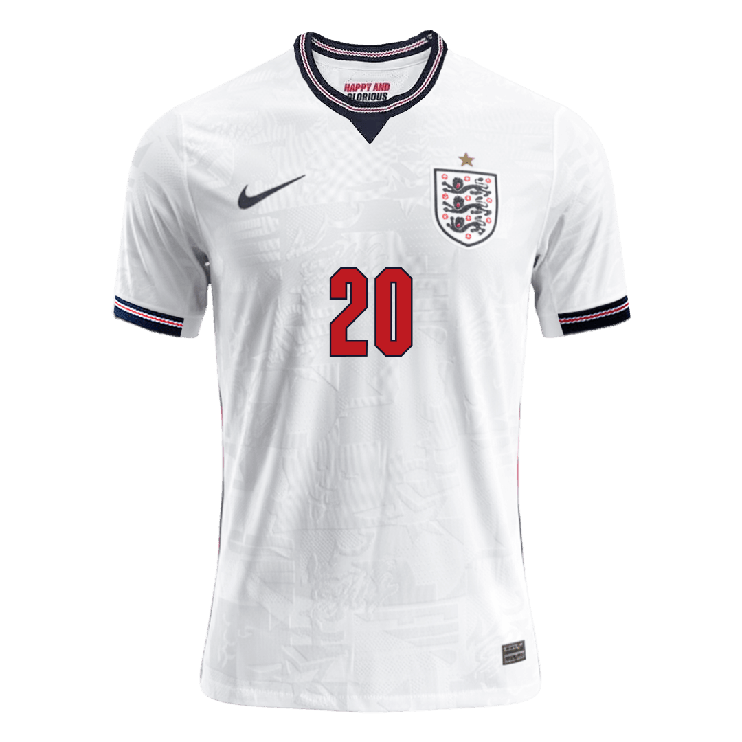 Tricouri Fotbal Anglia PALMER #20 Acasă Cupa Mondială 2026 Authentic