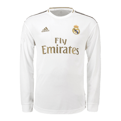 Tricouri Fotbal Real Madrid Acasă 2019/20 Mânecă Lungă (mărime mare)