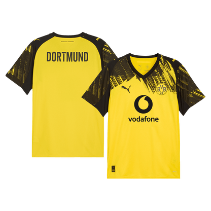 Tricouri Fotbal Borussia Dortmund Acasă 2025/26 (mărime mare)
