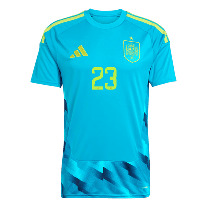 Tricouri Fotbal Spania UNAI SIMÓN #23 Cupa Mondială 2026