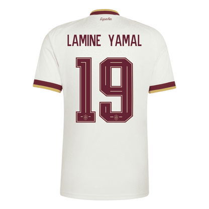 Tricouri Fotbal Spania LAMINE YAMAL #19 Deplasare Cupa Mondială 2026 - Champion Edition
