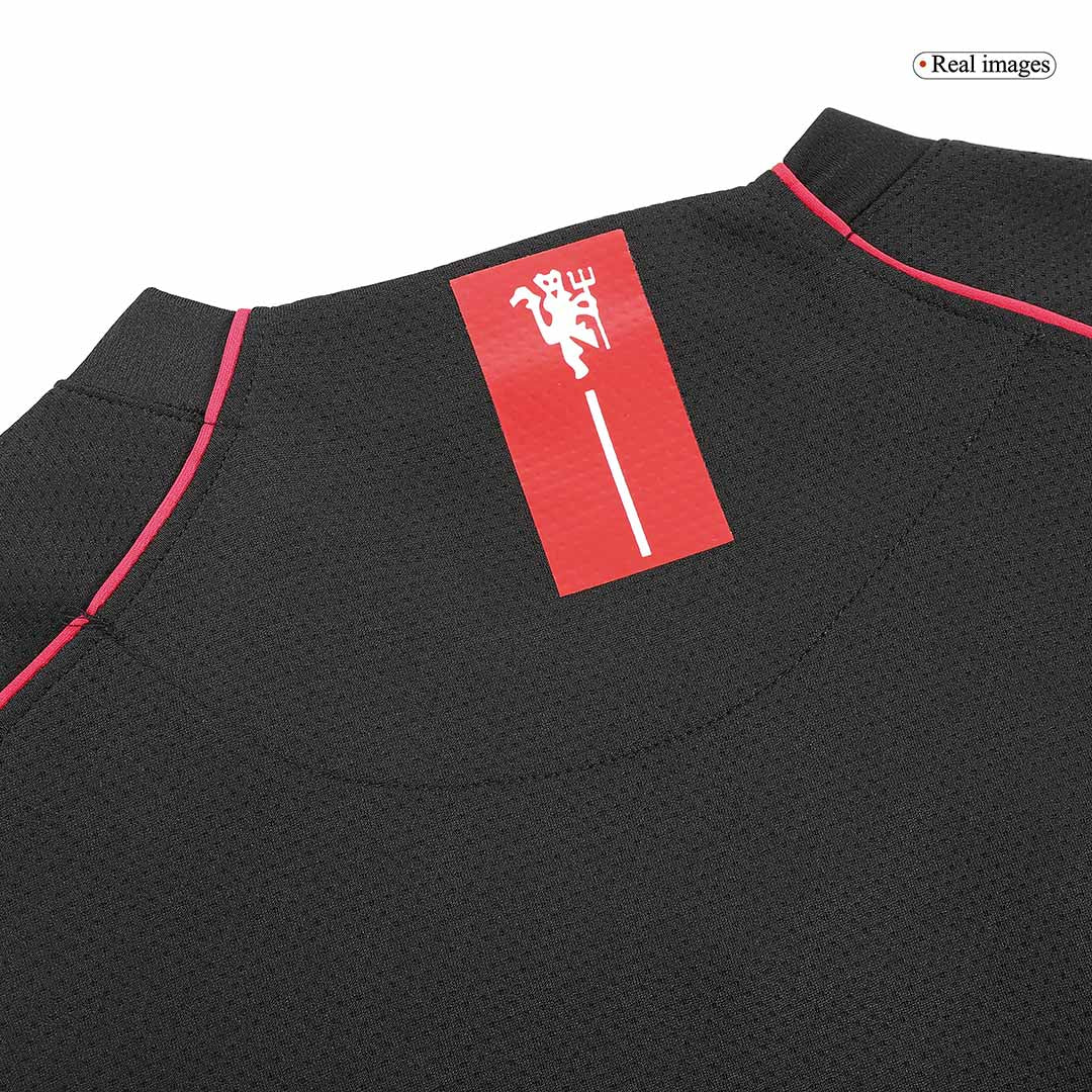 Tricouri Fotbal Vintage Manchester United SCHOLES #18 Deplasare 2007/08 Mânecă Lungă