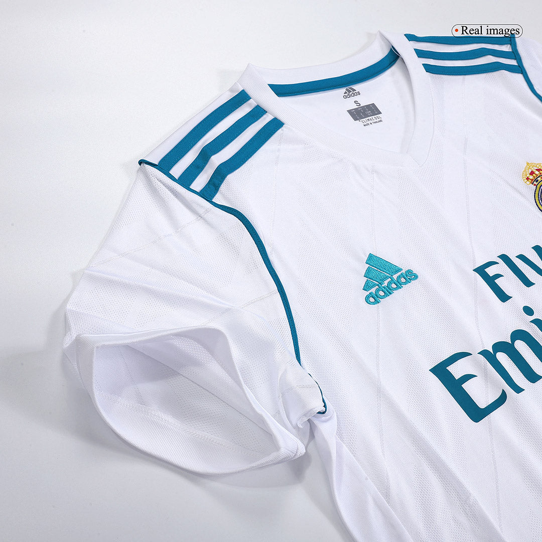 Tricouri Fotbal Vintage Real Madrid MODRIĆ #10 Acasă 2017/18