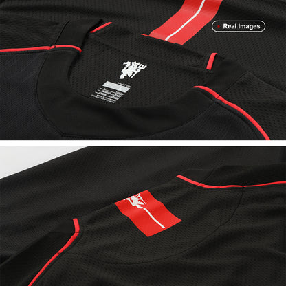 Tricouri Fotbal Vintage Manchester United SCHOLES #18 Deplasare 2007/08