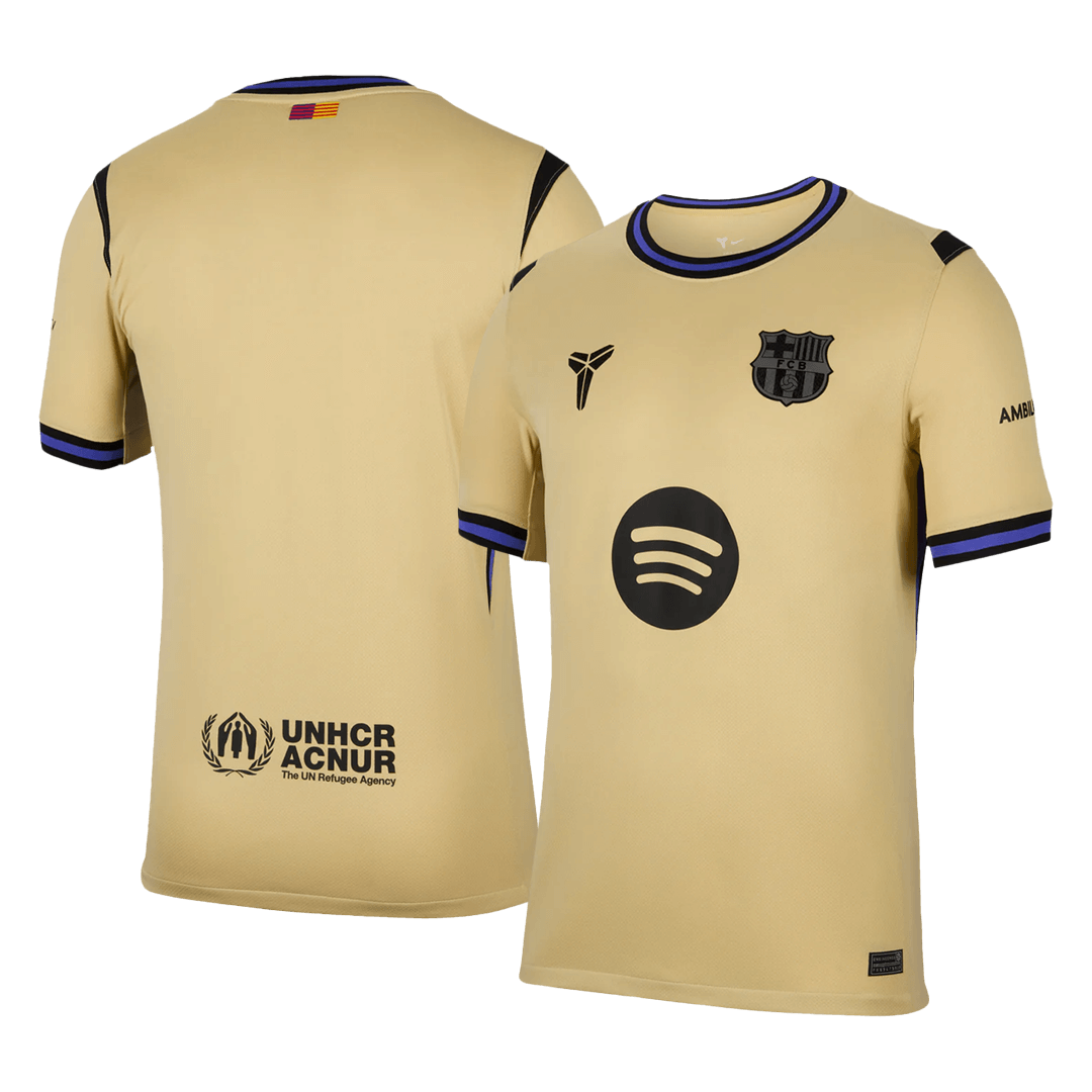 Tricouri Fotbal Barcelona Deplasare 2025/26 (mărime mare)