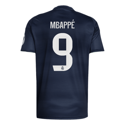 Tricouri Fotbal Real Madrid MBAPPÉ #9 Deplasare 2025/26 (mărime mare) - Premium