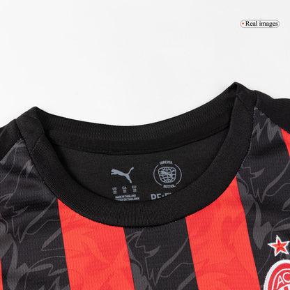 Set Tricouri Fotbal AC Milan Acasă 2025/26 Pentru Copii