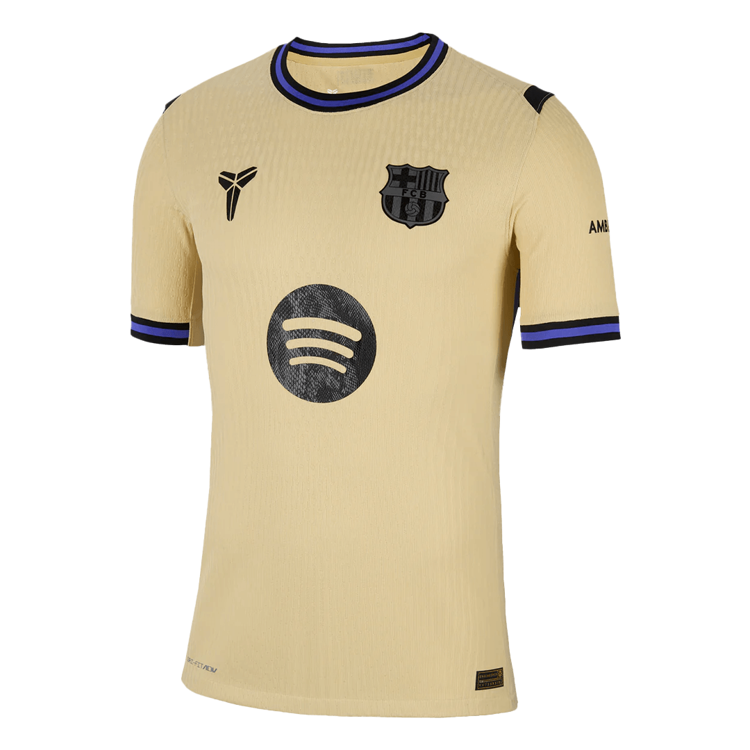 Tricouri Fotbal Barcelona GAVI #6 Deplasare 2025/26 Authentic - UCL