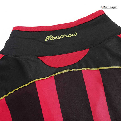 Tricouri Fotbal Vintage AC Milan MALDINI #3 Acasă 2006/07