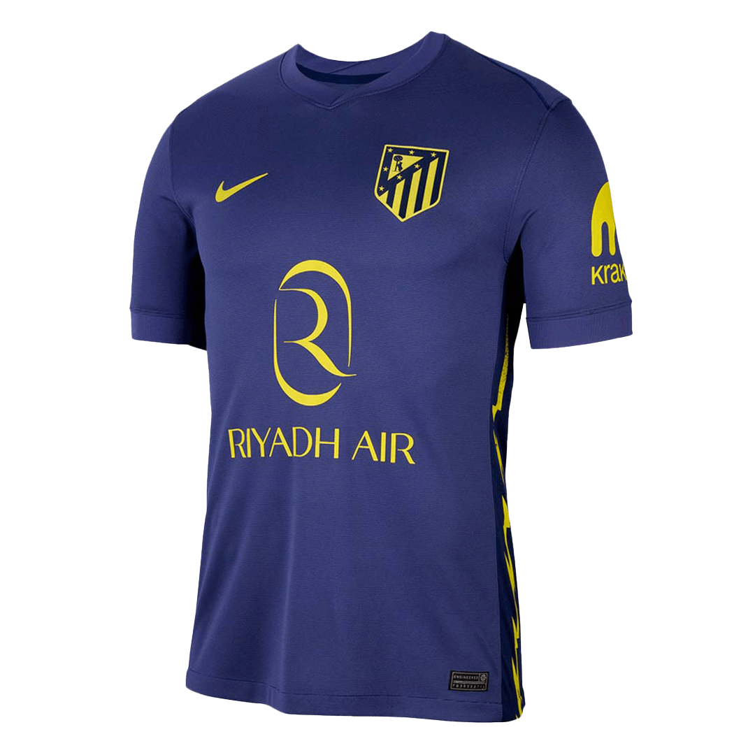 Tricouri Fotbal Atletico Madrid GRIEZMANN #7 Deplasare 2025/26