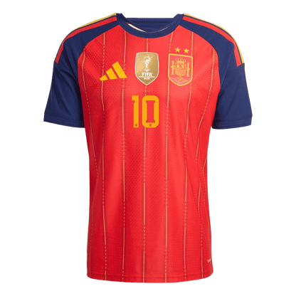 Tricouri Fotbal Spania OLMO #10 Acasă Cupa Mondială 2026 Authentic - Champion Edition